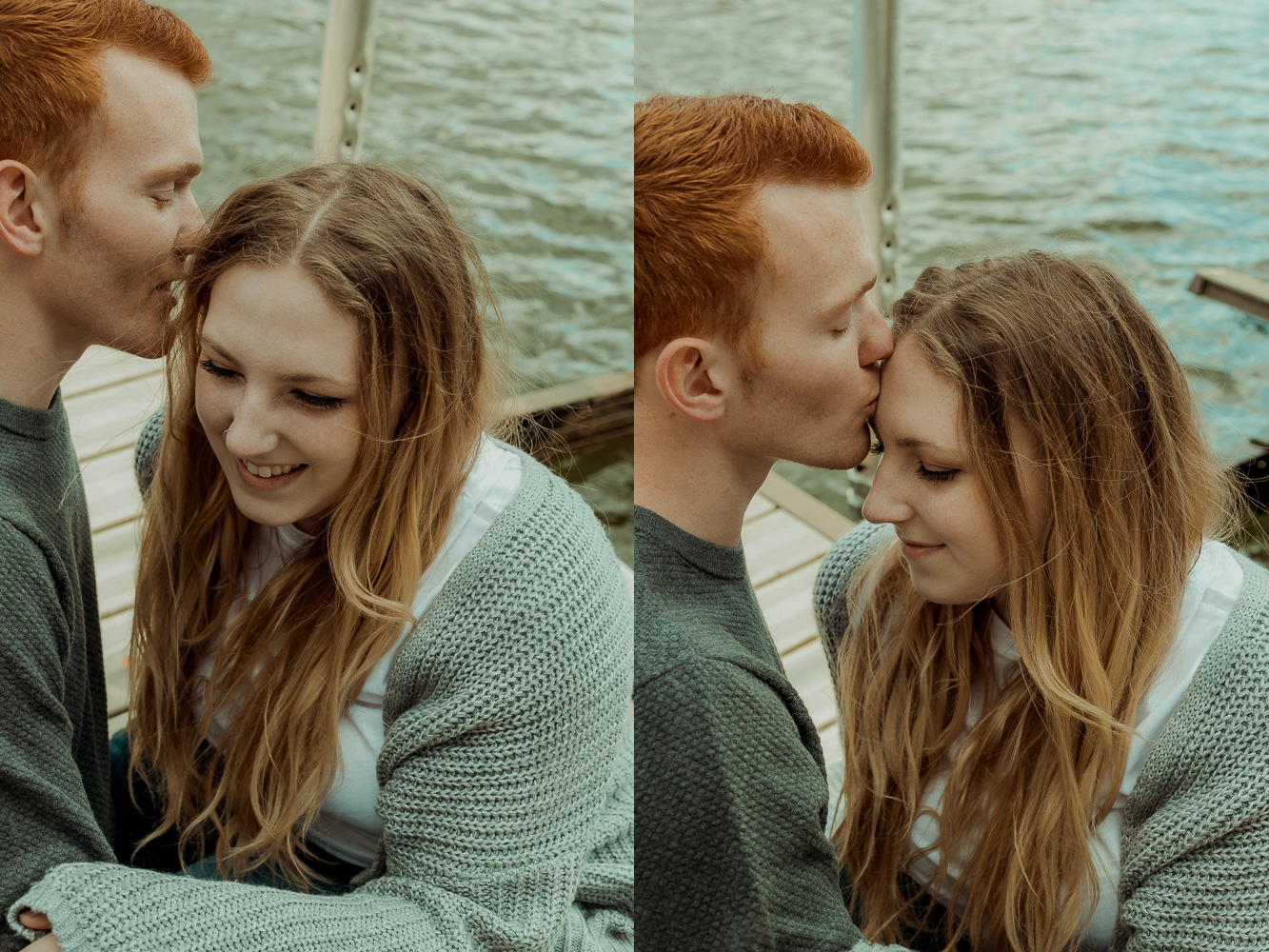 Family's Cabin Engagement Photos, Deihi Iowa