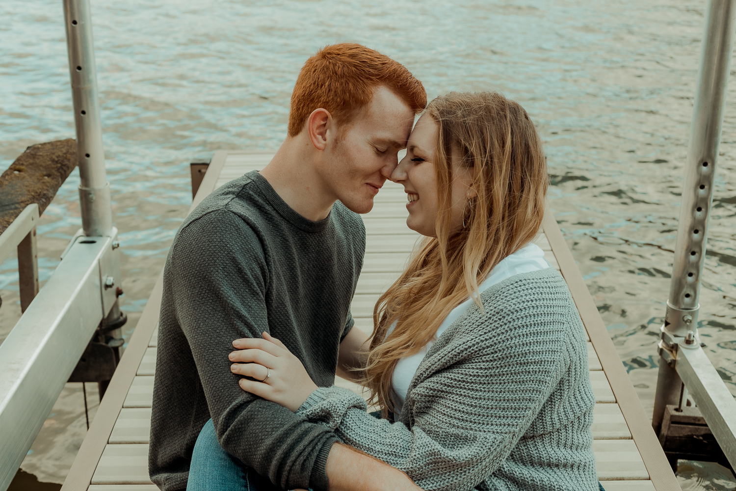 Family's Cabin Engagement Photos, Deihi Iowa