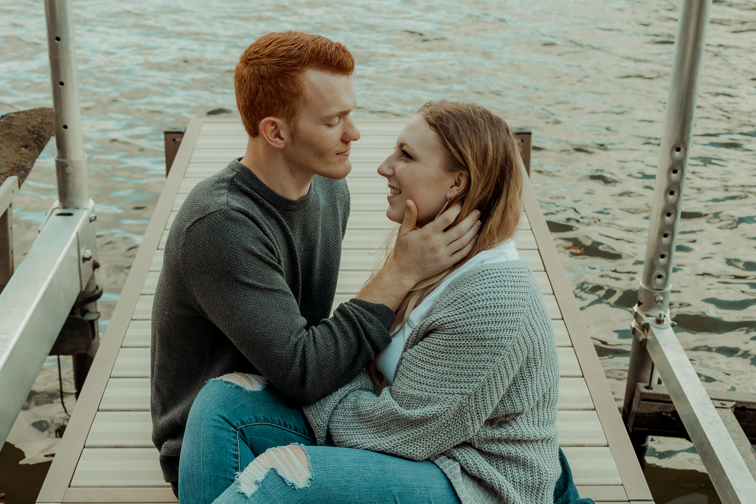 Family's Cabin Engagement Photos, Deihi Iowa