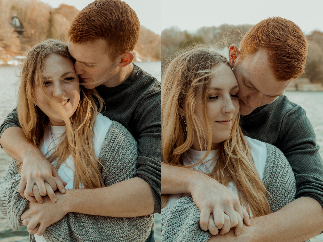Family's Cabin Engagement Photos, Deihi Iowa
