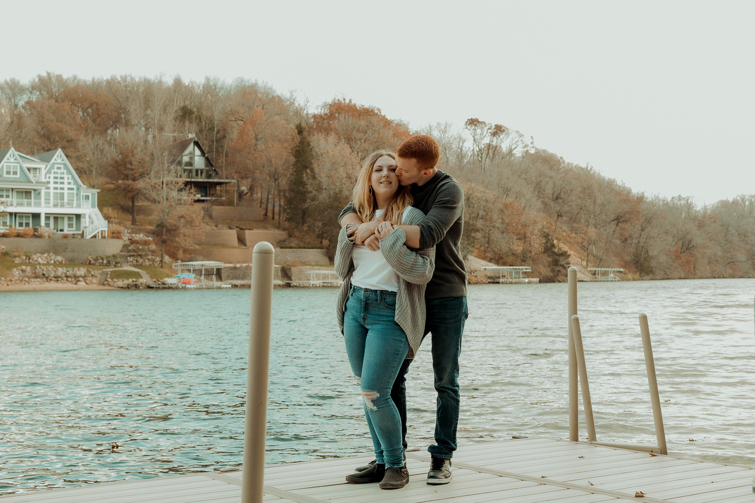 Family's Cabin Engagement Photos, Deihi Iowa