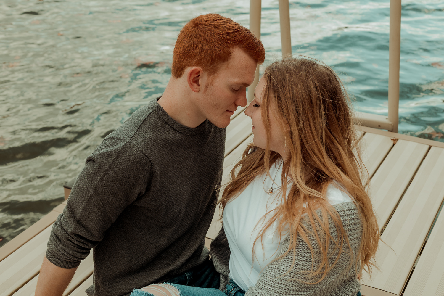 Family's Cabin Engagement Photos, Deihi Iowa