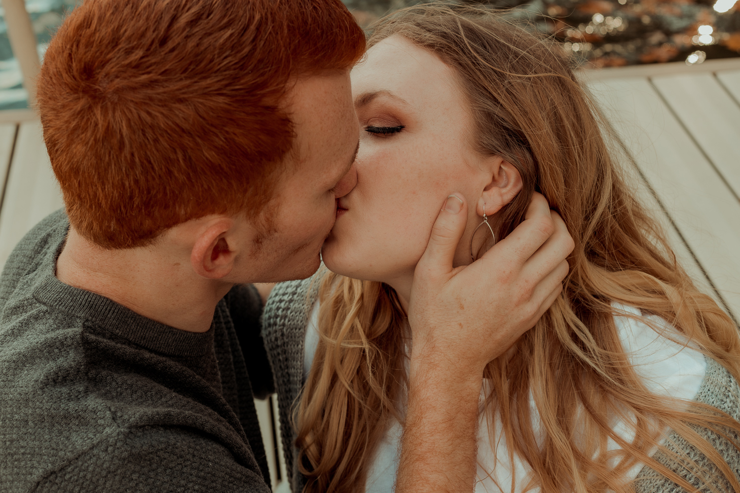 Family's Cabin Engagement Photos, Deihi Iowa