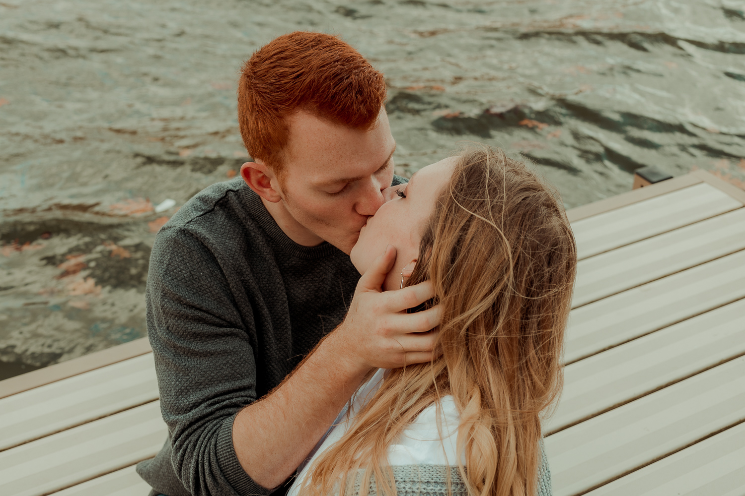 Family's Cabin Engagement Photos, Deihi Iowa