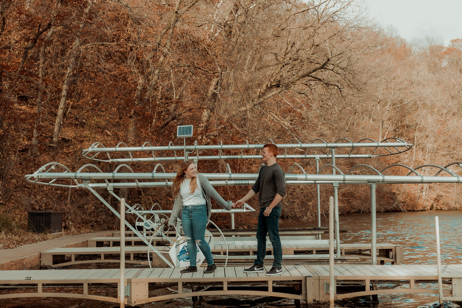 Family's Cabin Engagement Photos, Deihi Iowa
