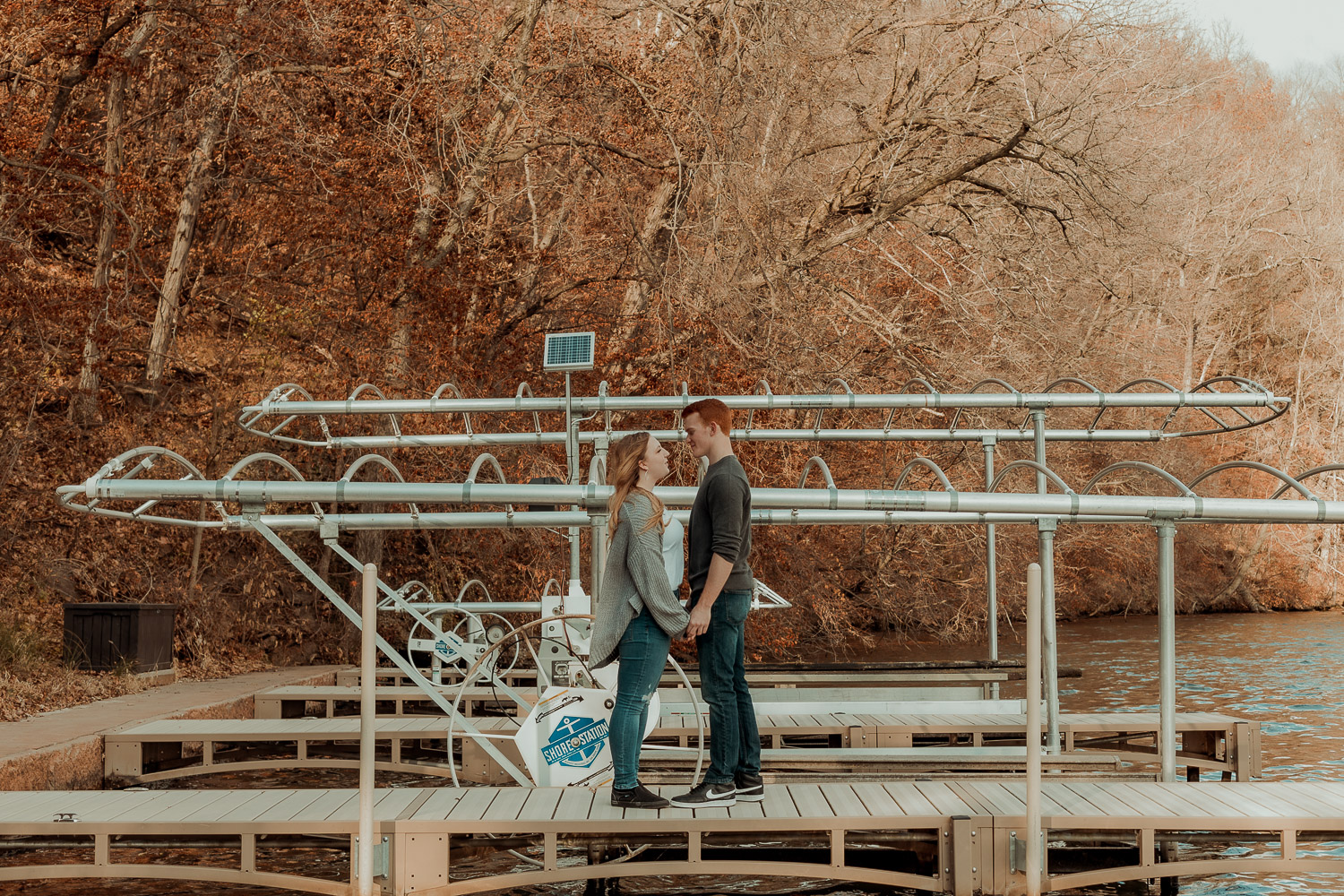 Family's Cabin Engagement Photos, Deihi Iowa